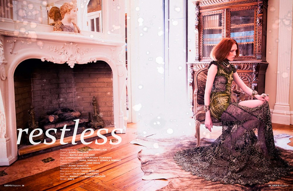 Miu Vermillion for Lucy's Magazine - September 2014 - Fall/Elegant Fashion Editorial