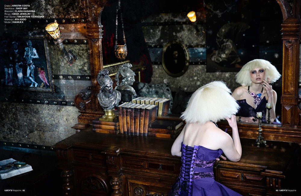 Miu Vermillion for Lucy's Magazine - September 2014 - Fall/Elegant Fashion Editorial