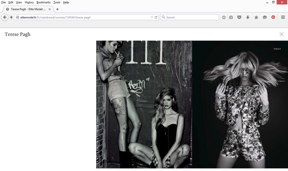 Miu Vermillion fashion photography - Feroce Magazine editorial - Terese Pagh @ Elite Models Management Paris