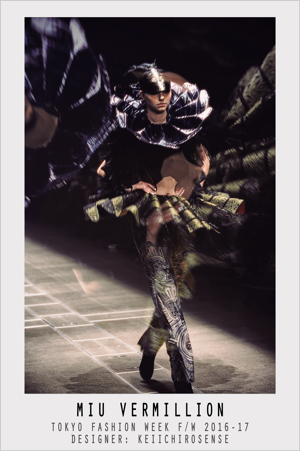 Miu Vermillion - Experimental Photography - Tokyo Fashion Week FW 2016-17 - Keiichirosense