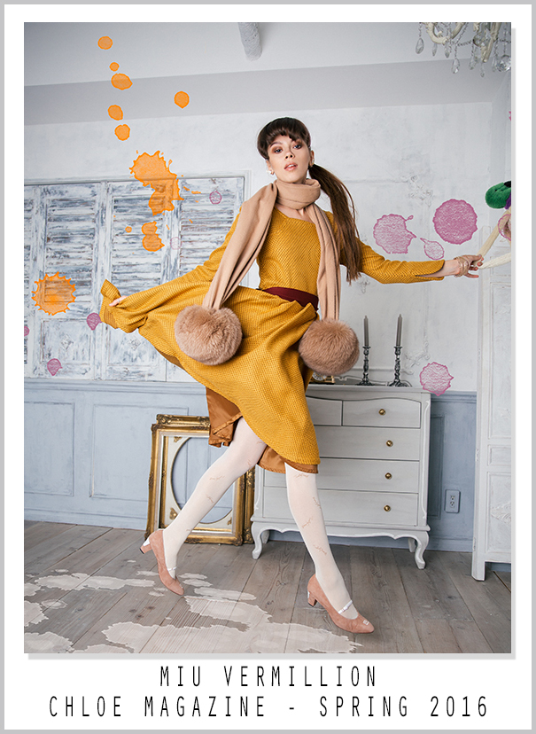 Miu Vermillion for CHLOE MAGAZINE Spring 2016