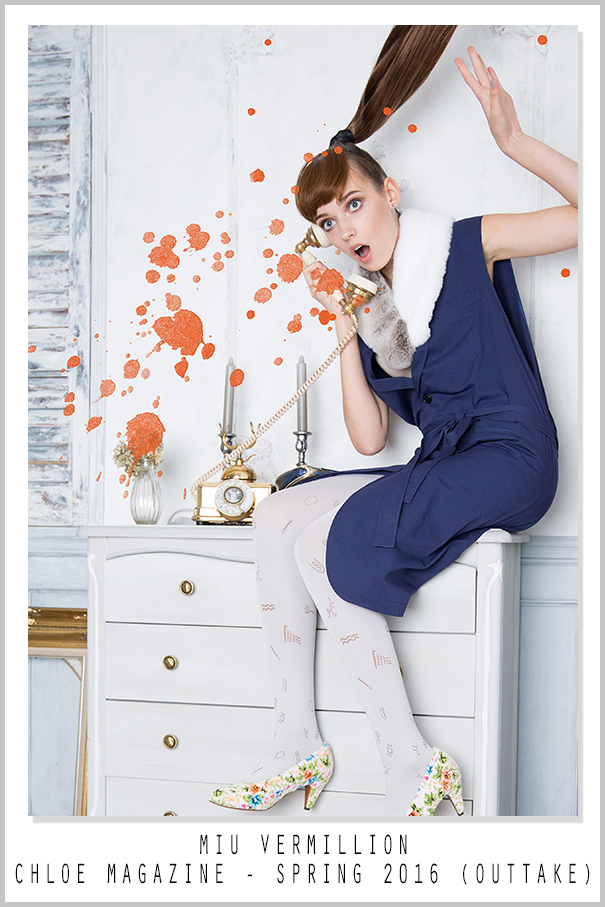 Miu Vermillion for CHLOE MAGAZINE Spring 2016