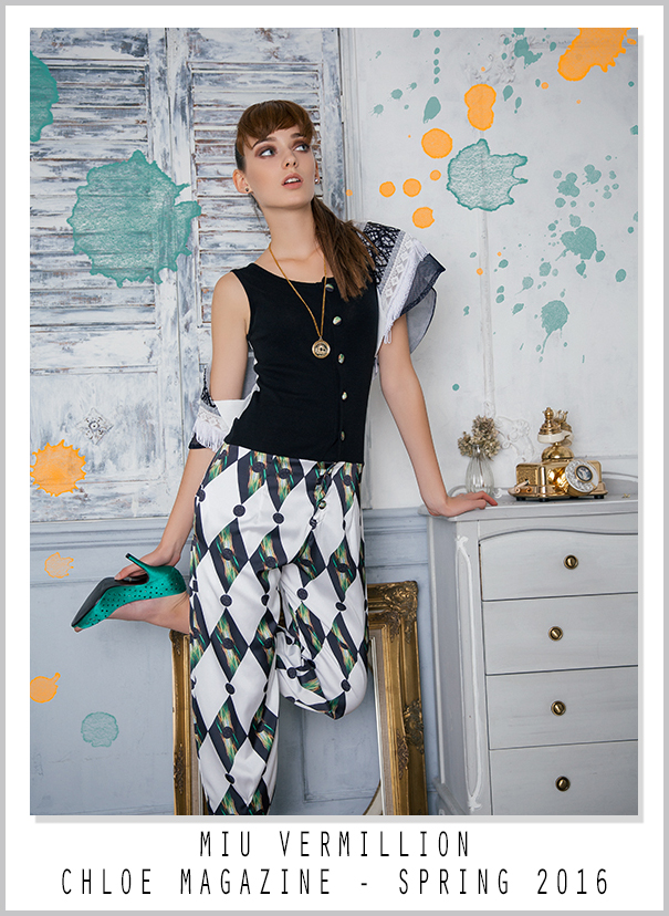 Miu Vermillion for CHLOE MAGAZINE Spring 2016