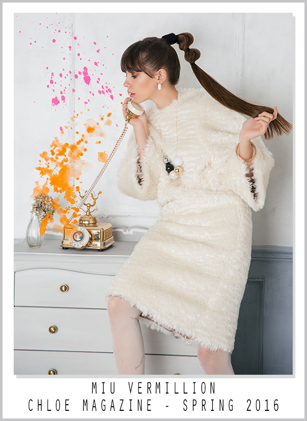 Miu Vermillion for CHLOE MAGAZINE Spring 2016