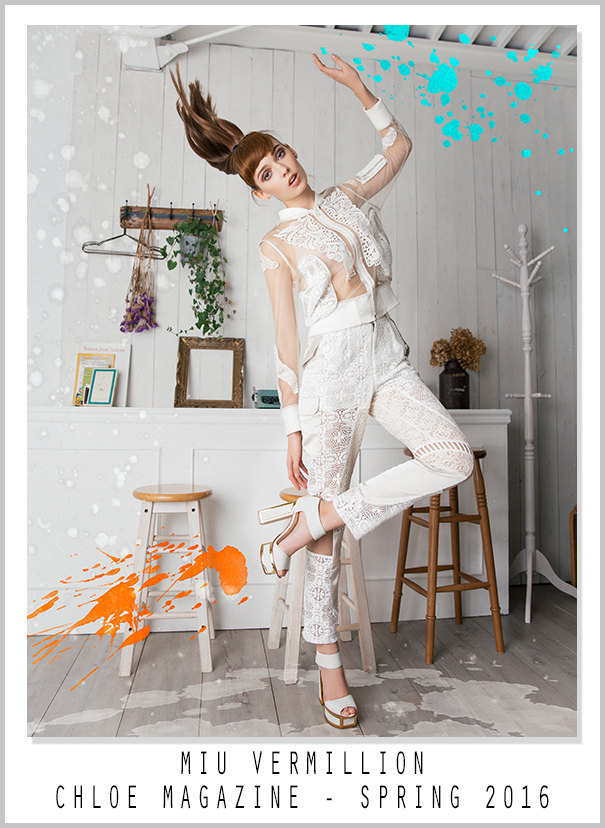 Miu Vermillion for CHLOE MAGAZINE Spring 2016