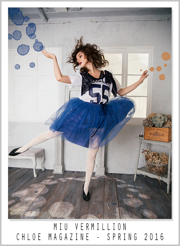 Miu Vermillion for CHLOE MAGAZINE Spring 2016