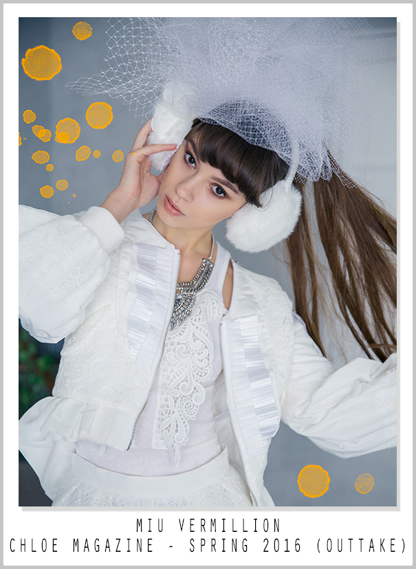 Miu Vermillion for CHLOE MAGAZINE Spring 2016