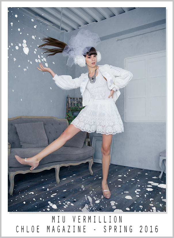 Miu Vermillion for CHLOE MAGAZINE Spring 2016