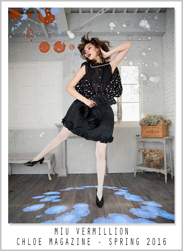 Miu Vermillion for CHLOE MAGAZINE Spring 2016