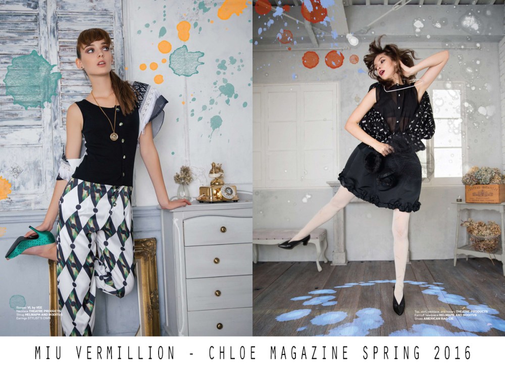 Miu Vermillion for CHLOE MAGAZINE Spring 2016