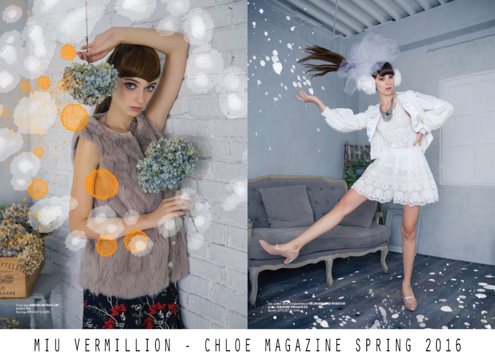 Miu Vermillion for CHLOE MAGAZINE Spring 2016