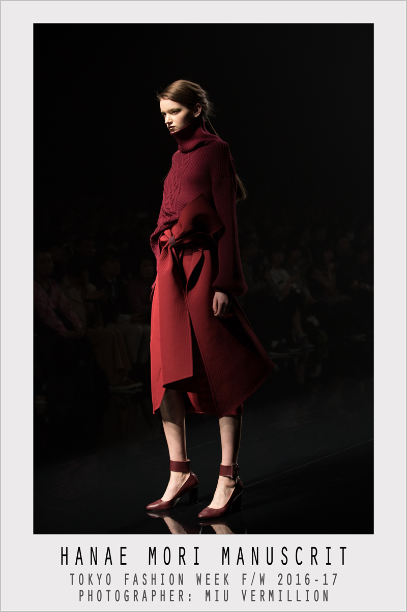 Hanae Mori Manuscrit | FW 2016-17 | Tokyo Fashion Week | photographer: Miu Vermillion