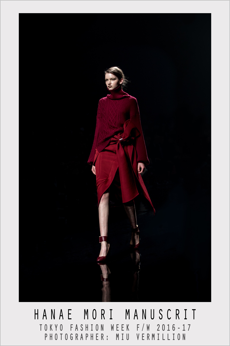 Hanae Mori Manuscrit | FW 2016-17 | Tokyo Fashion Week | photographer: Miu Vermillion