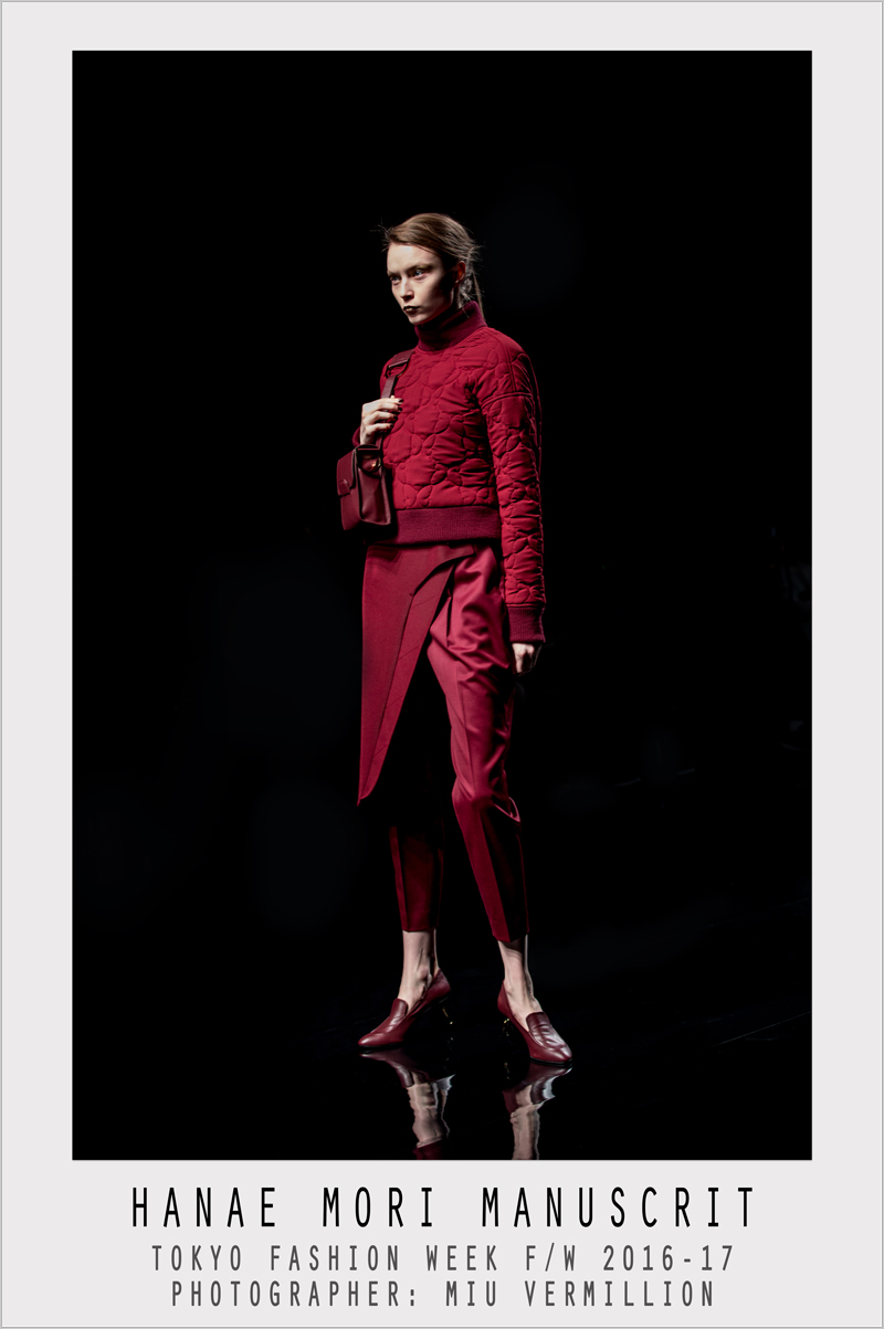 Hanae Mori Manuscrit | FW 2016-17 | Tokyo Fashion Week | photographer: Miu Vermillion