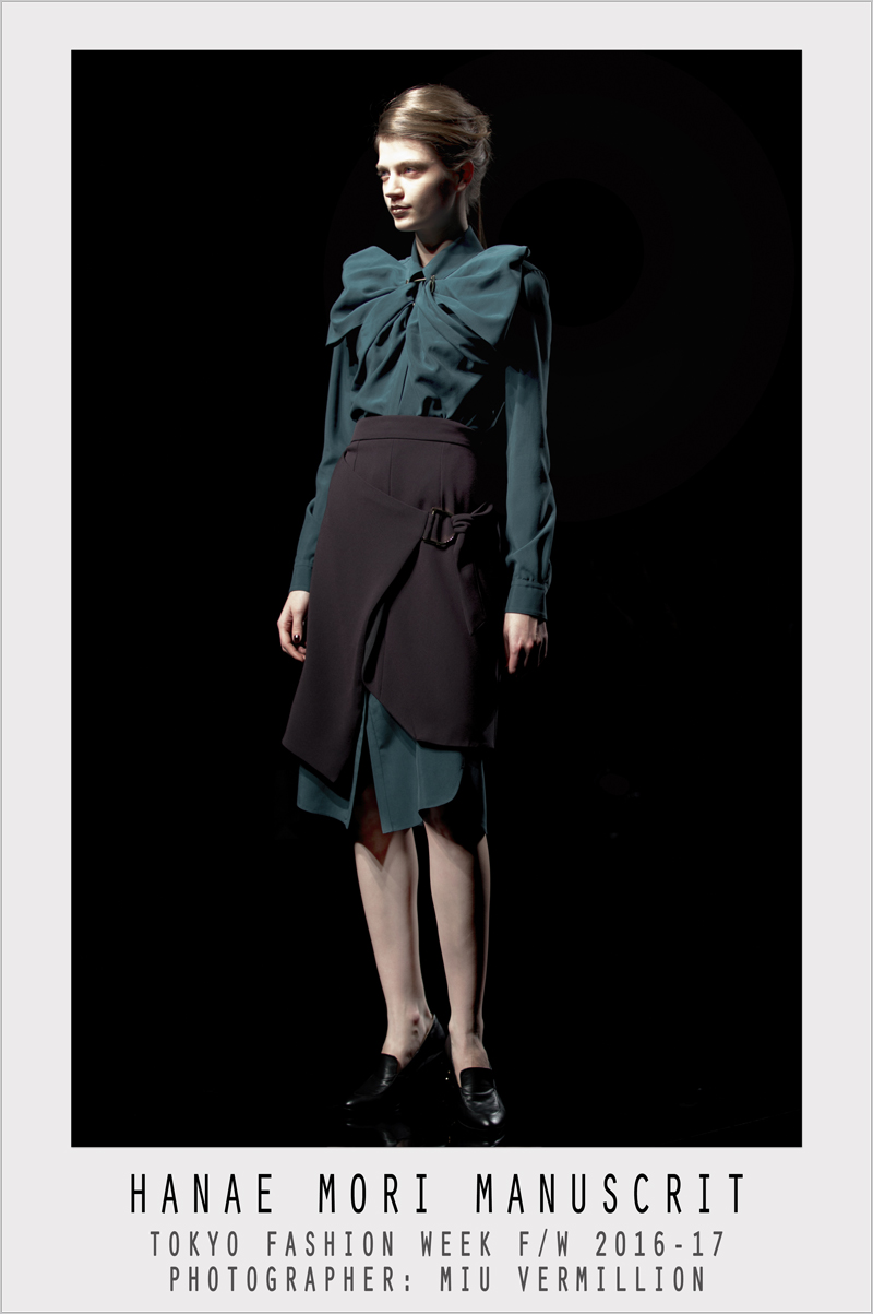 Hanae Mori Manuscrit | FW 2016-17 | Tokyo Fashion Week | photographer: Miu Vermillion