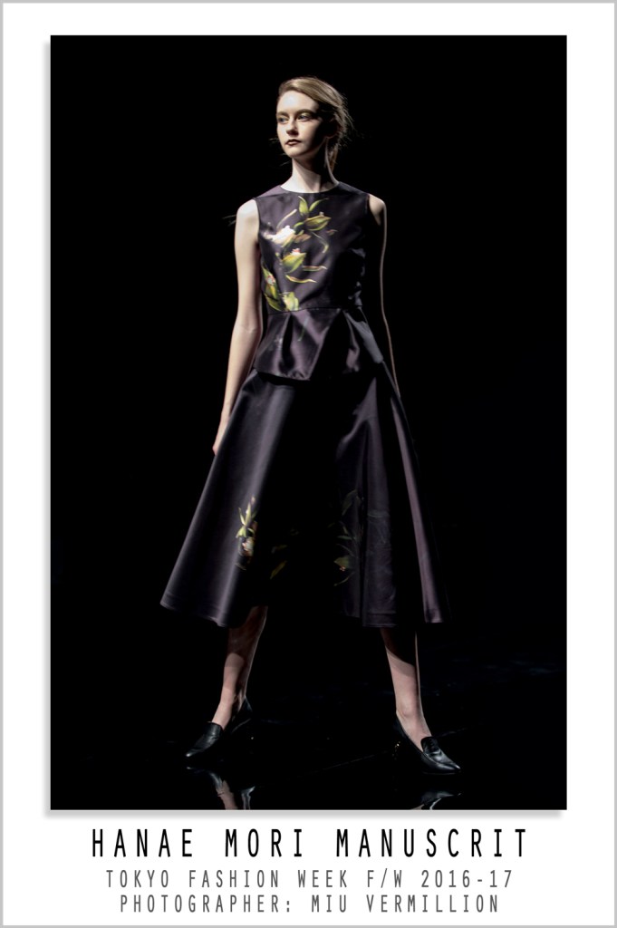 Hanae Mori Manuscrit | FW 2016-17 | Tokyo Fashion Week | photographer: Miu Vermillion