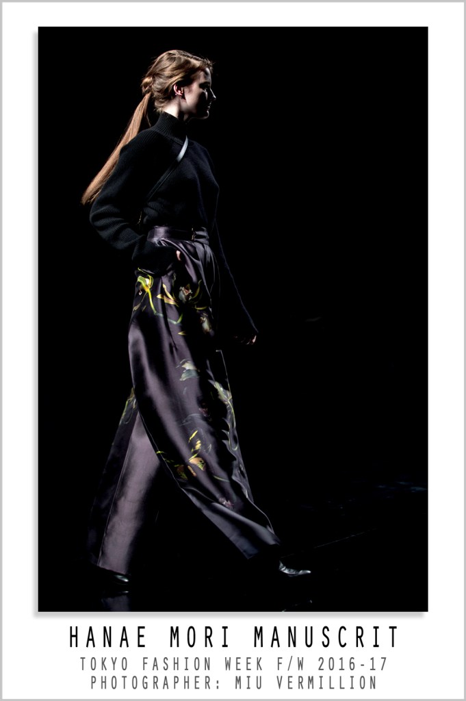 Hanae Mori Manuscrit | FW 2016-17 | Tokyo Fashion Week | photographer: Miu Vermillion