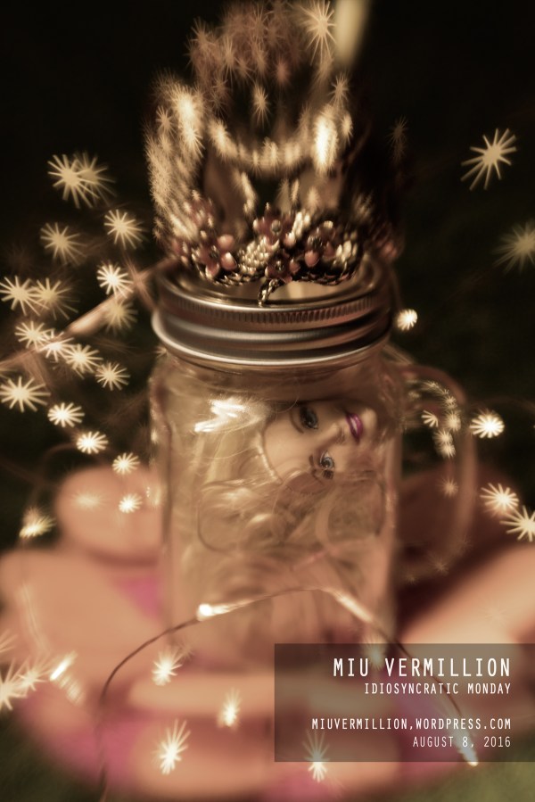 Miu Vermillion | Lensbaby Spark | Fashion Still Life - Barbie head in mason jar + Roberto Cavalli cuff bracelet