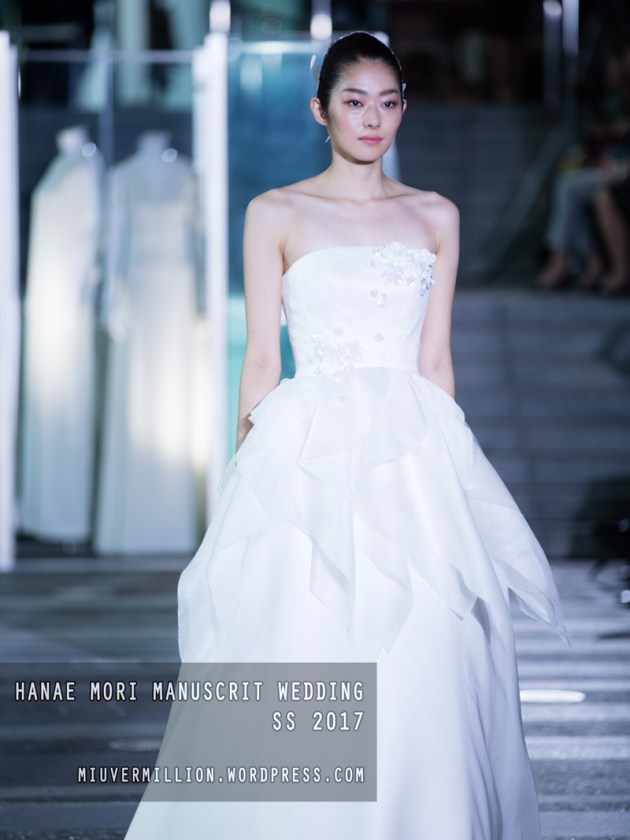 Hanae Mori Manuscrit Wedding SS 2017 | Amazon Fashion Week Tokyo - Photographed by Miu Vermillion