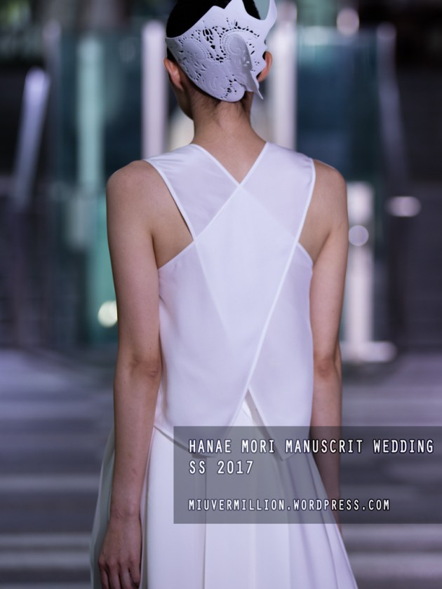 Hanae Mori Manuscrit Wedding SS 2017 | Amazon Fashion Week Tokyo - Photographed by Miu Vermillion