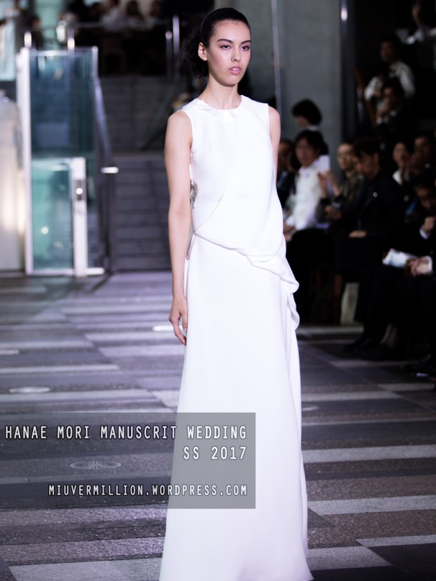 Hanae Mori Manuscrit Wedding SS 2017 | Amazon Fashion Week Tokyo - Photographed by Miu Vermillion