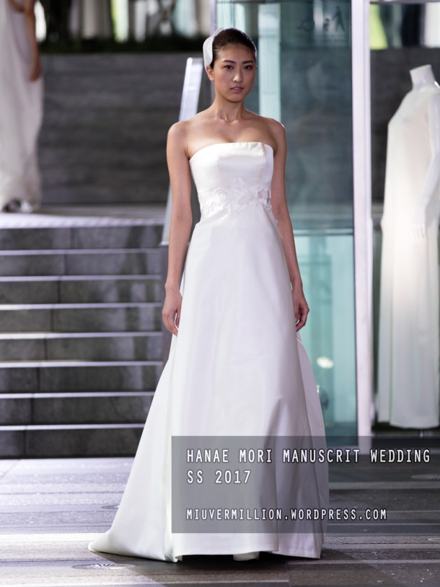 Hanae Mori Manuscrit Wedding SS 2017 | Amazon Fashion Week Tokyo - Photographed by Miu Vermillion