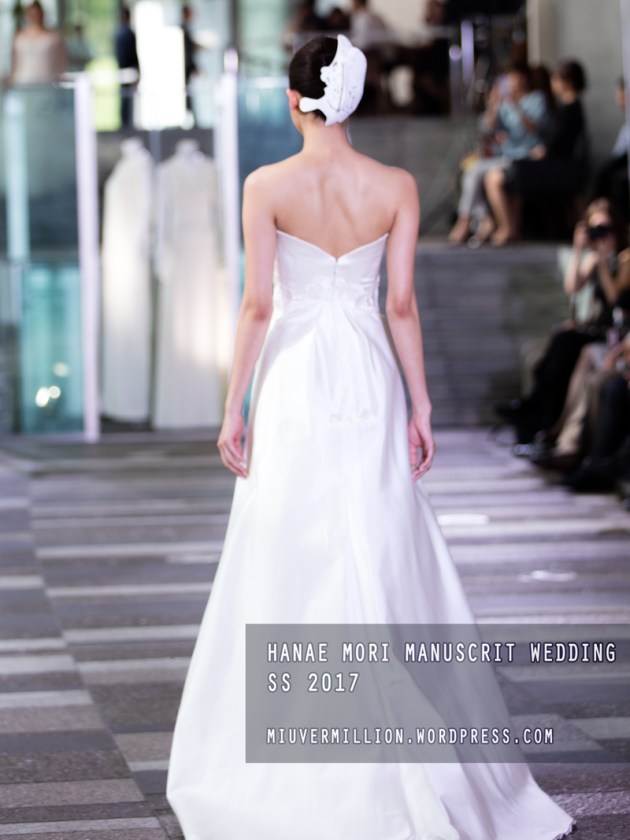 Hanae Mori Manuscrit Wedding SS 2017 | Amazon Fashion Week Tokyo - Photographed by Miu Vermillion
