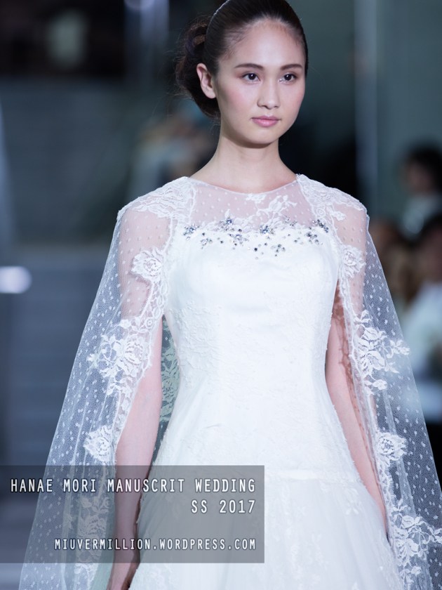 Hanae Mori Manuscrit Wedding SS 2017 | Amazon Fashion Week Tokyo - Photographed by Miu Vermillion